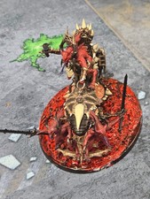 Rendmaster Herald of Khorne on Blood Throne Warhammer 40k Age of Sigmar Chaos