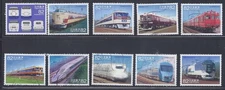 Japan 2015 Trains Railroad Series #3 Complete Used Set 82Y Sc# 3941 a-j