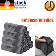 10x Mikrofasertuch Auto Poliertuch Trockentuch Microfaser Ultra Saugstarke DHL