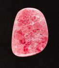Rhodochrosite Stalactite Polished Cabachon Slice Pink Argentina 39mm 19g C0852 — photo 1