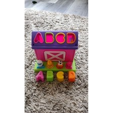 Infantino learning barn Shape Sorting Toy Vintage hard to find