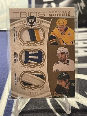 2022-23 UD The Cup Trios Premium Materials Parssinen Perbix Rossi #C3-RPP /10