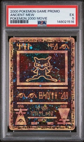 Pokémon Ancient Mew   2000 Movie Promo Holo EX PSA 5 Ultra Rare