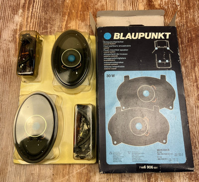 Speaker installation speaker boxes Blaupunkt 7606906001 Mercedes W126 C126