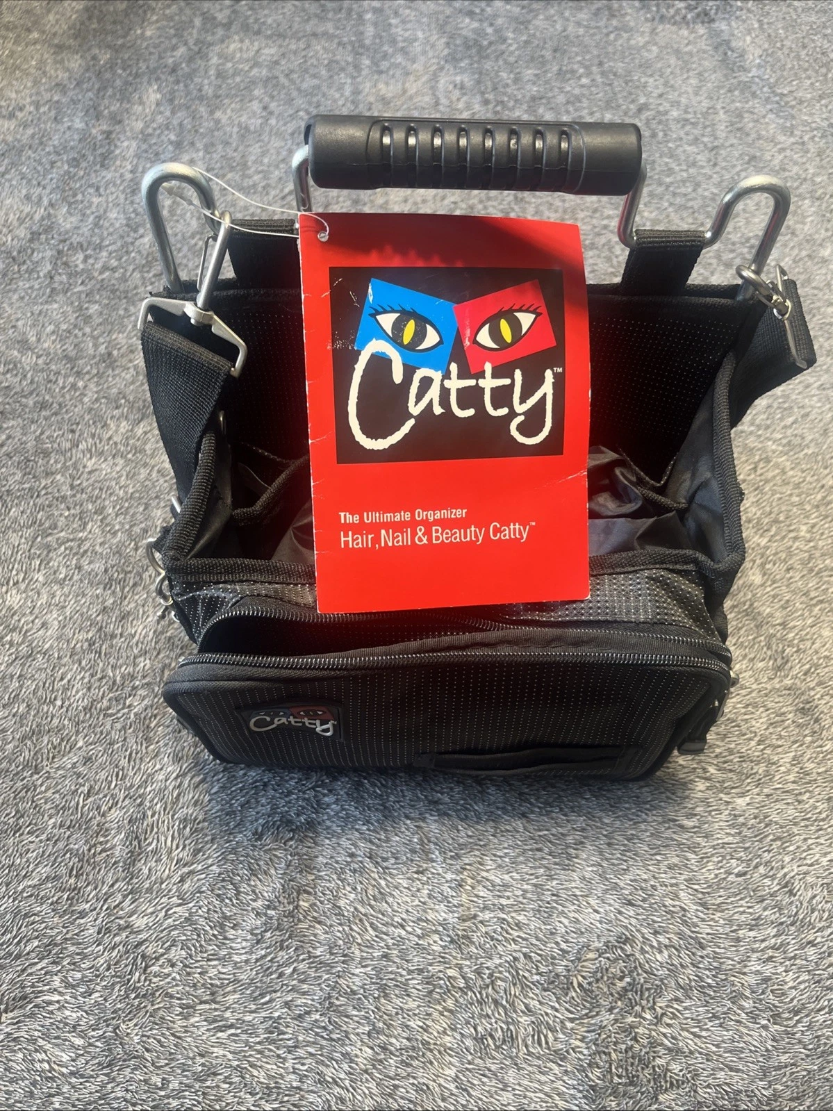 Vtg 2003 Wain Global CATTY Beauty Salon Organizer Bag NWT 45+ Pockets Stylist