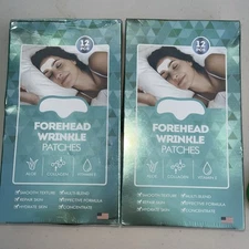 12pcs Forehead Wrinkle Patches Smooth Fine Lines & Wrinkles Anti-Wrinkle Sheet