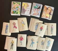 1989 Barbie PANINI Album Stickers LOT of OVER 250 28 Clear Silhouettes Mattel