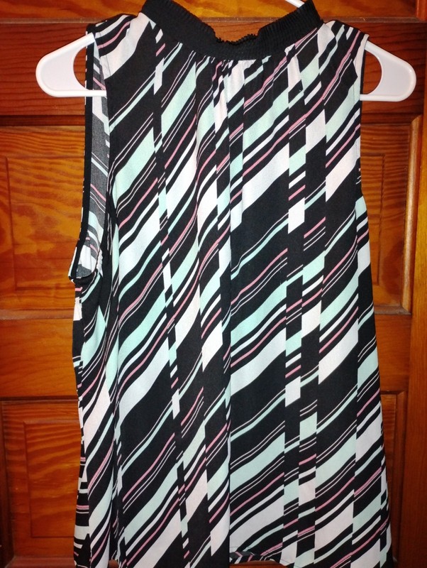 ELLE Womens Sleeveless Dressy Blouse Size XL