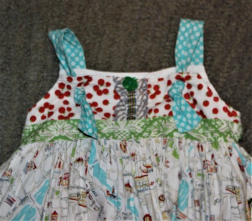Matilda Jane PLATINUM Mostaciolli Knot Dress - Size 4 - EUC - Picture 2 of 6