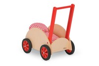 Puppenwagen BäTz Holz Laufwagen Schiebewagen Rot Laufhilfe Spielwagen