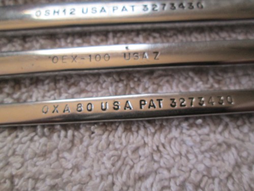 8 Piece Set Snap On Long OSH Series Comb Wrenches - 1/4 to 3/4" - 6 Point - Exc - Bild 8 von 8