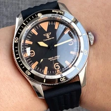 20ATM Diver NH35 Tandorio 40mm Sapphire Glass 120 Clicks Bezel Vintage Men Watch