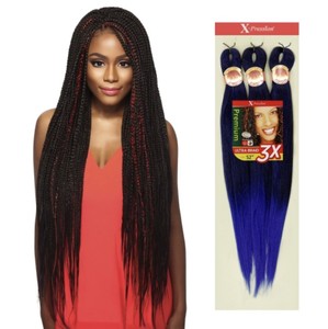 X-Pression 3X Ultra Braid 100% Kanekalon Braiding Pre ...