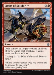 Limits of Solidarity x4 - Amonkhet - NM-Mint, English - Amonkhet