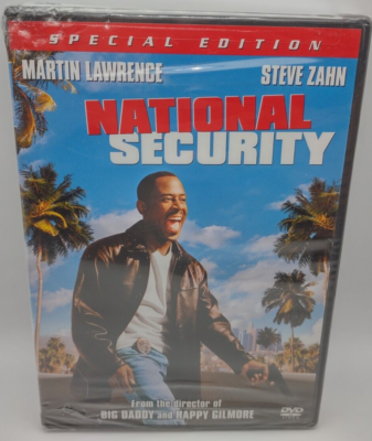 National Security (DVD) Martin Lawrence, Steve Zahn NEW, ships