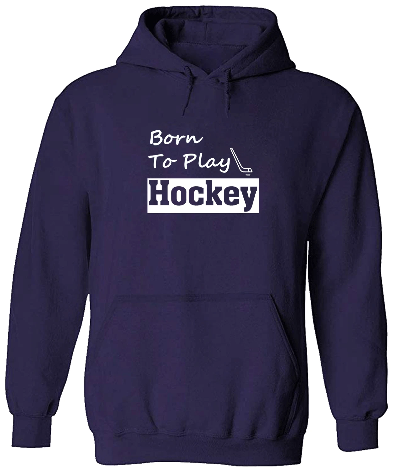COACH Felpa con cappuccio Born To Play Hockey Uomo Unisex Maglione Grafica Amore Hockeyt