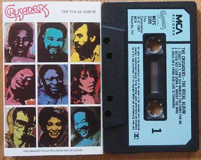 CRUSADERS - THE VOCAL ALBUM (MCA MCFC3395) 1987 UK CASSETTE TAPE EX CONDITION!