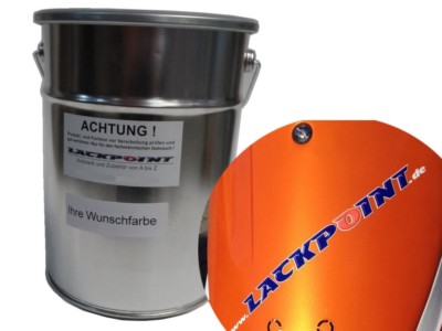 0,5 Liter Basislack Spritzfertig Gold Orange Metallic Autolack Lackpoint Tuning