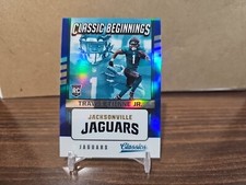 2021 Panini Classics - Classic Beginnings Blue #CB-TE Travis Etienne 1/5 (RC)