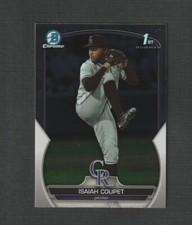 2023 Bowman Draft Isaiah Coupet Chrome Bowman 1st #BDC-37 Colorado Rockies
