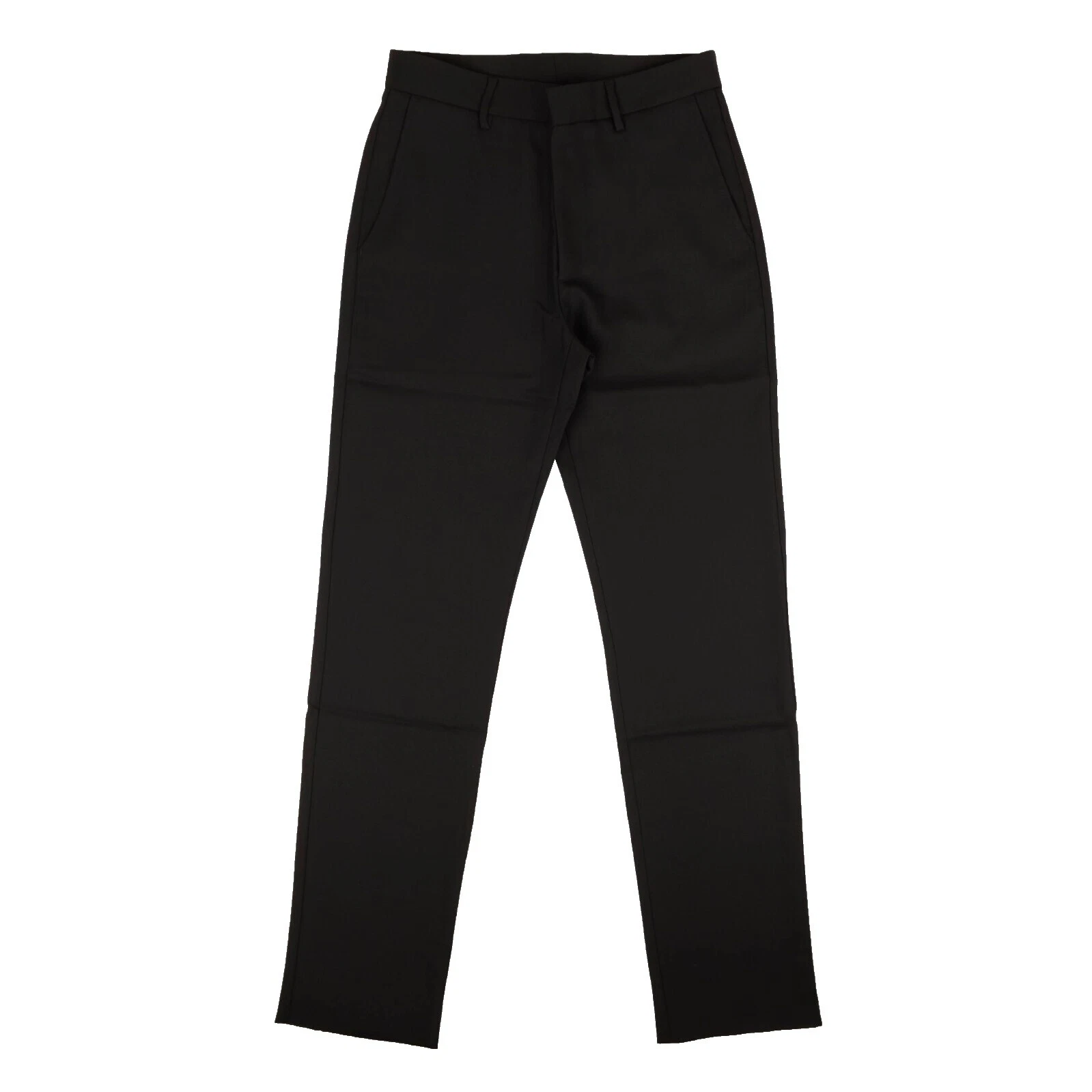 Pantalones negros de lana para hombres
