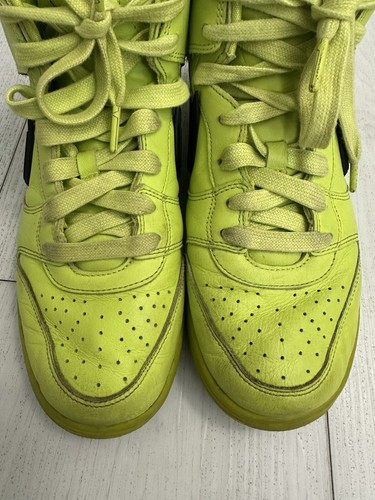 Nike Dunk High x Ambush Sneakers 7.5 US Flash Lime Green - Picture 7 of 10