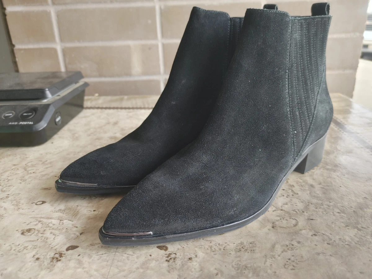 Marc fisher black suede clearance booties