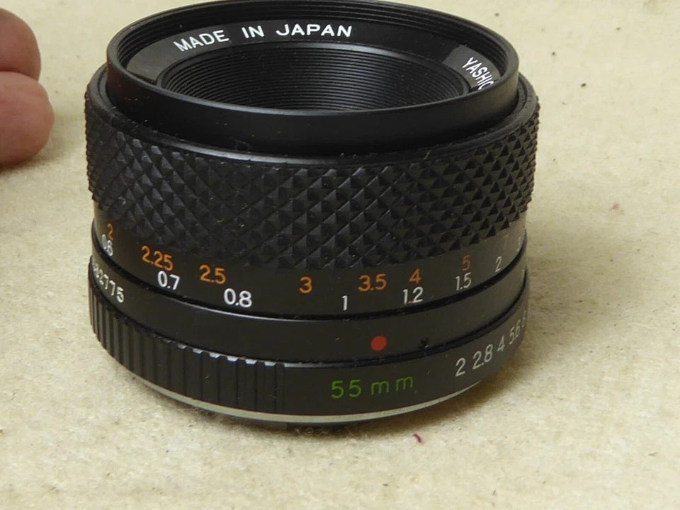 YASHICA DSB 55mm f/2 C/Y Mount Prime Camera Lens -contax yashica mount optics ok - Image 3 of 4