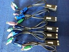 Lot of 5 Minicom 1SU51078/R Rev 2.3 KVM PS/2 Adapters