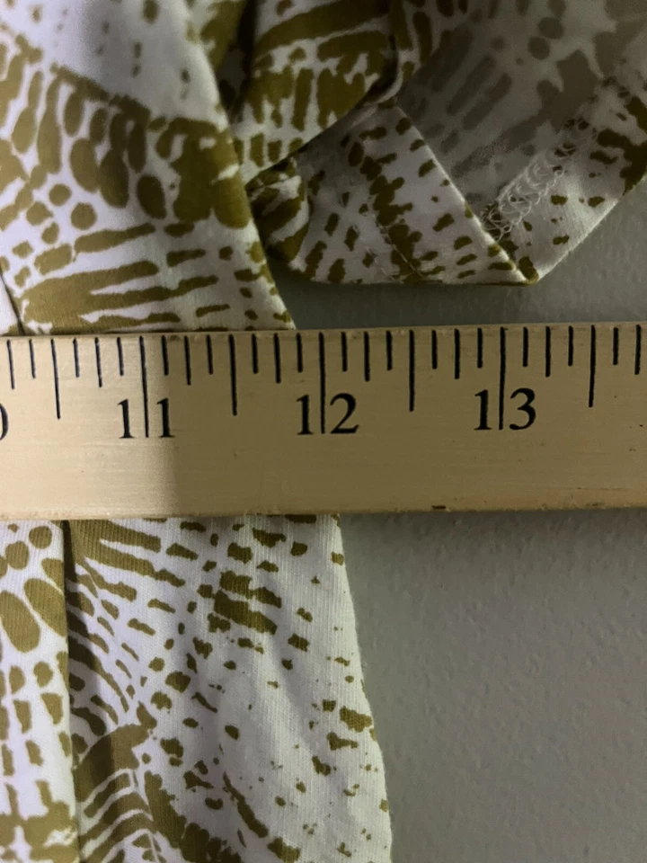 Vestido Gap Blanco Verde Calado Flotante Manga Casquillo Cintura Elástica Niños Talla XXL Foto 3 de 4