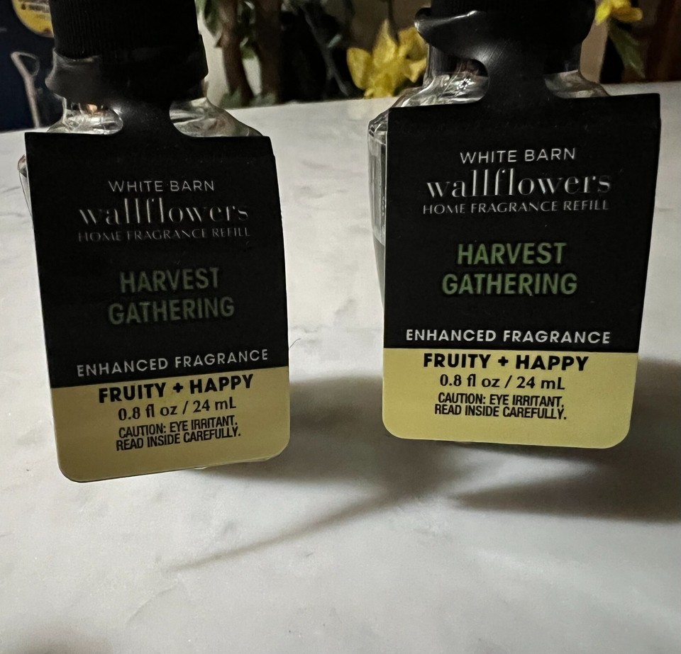 S/ 4 Bath & Body Works Wallflower Refill Harvest Gathering *NEW/IN