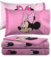 Minnie Mouse "Hearts N Love" Kids Microfiber Sheet Set-AB07XFGD1MZ4