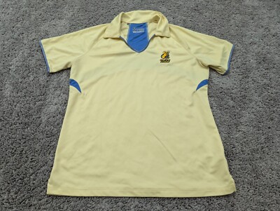 Under Armour Polo Shirt Womens M Yellow Golf Texas Lutheran NCAA Division III