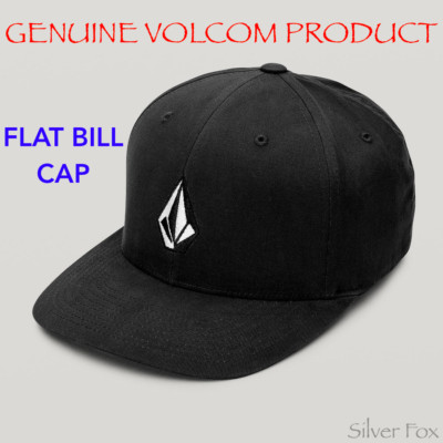 VOLCOM CAP FULL STONE BLACK XFIT 2 FLEXFIT FLEX FIT CAP HAT BRAND NEW WITH TAGS