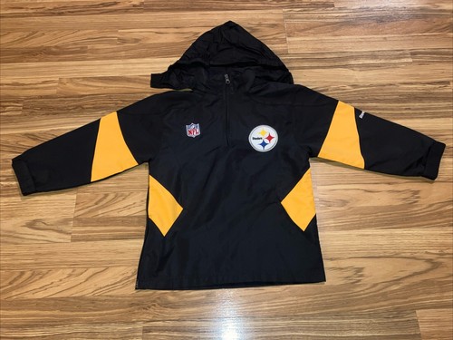 Chaqueta con Capucha Pittsburg Steelers Reebok On Field NFL Jóvenes Niños Talla S 8 - Imagen 1 de 6