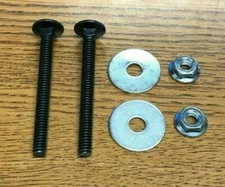 ONE HUNDRED (100) QTY 1/4" 20 x 2 1/2" Long Carriage Bolts Set with Nuts&Washers