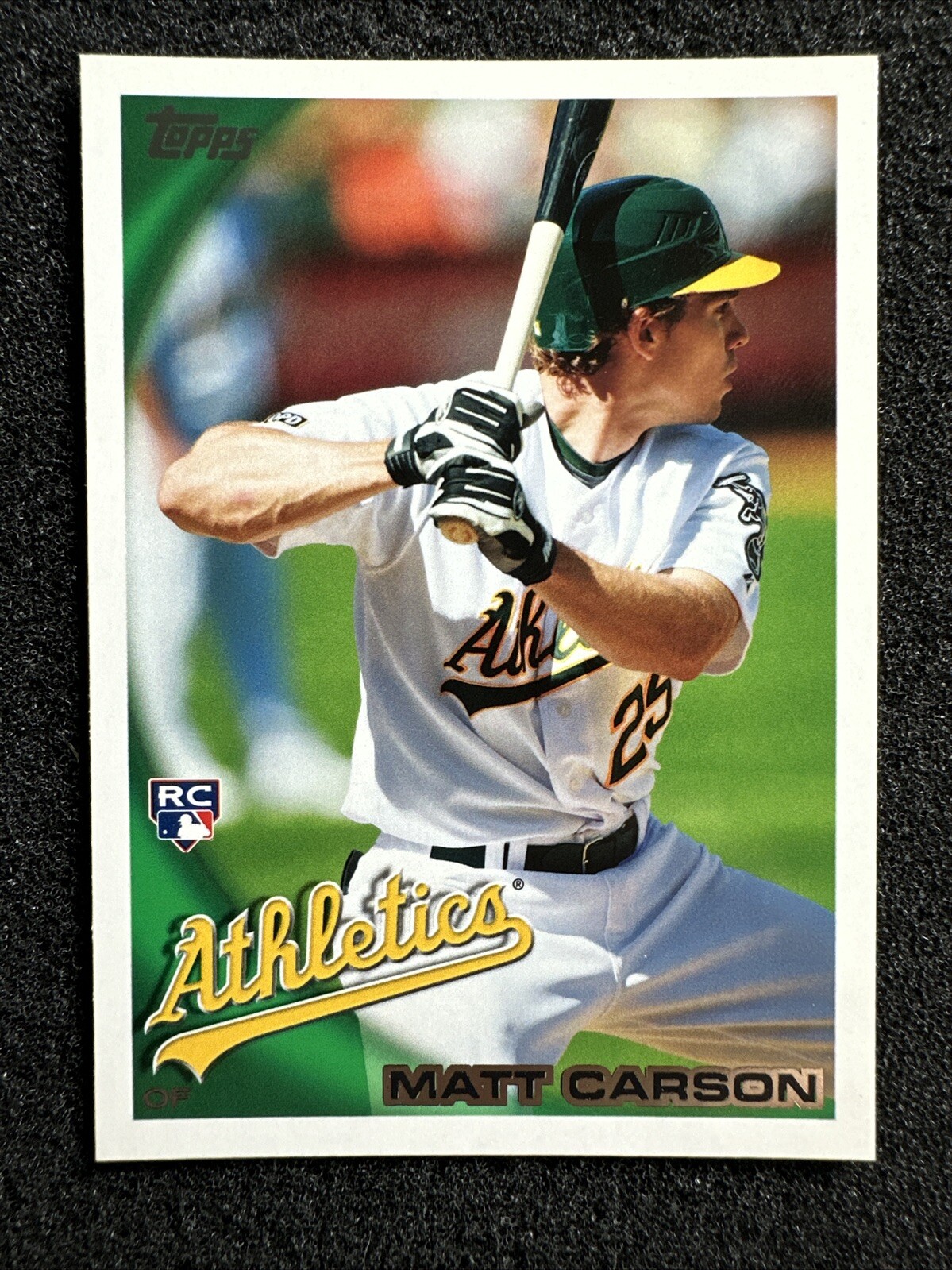 MATT CARSON #261 2010 Topps Baseball RC Rookie Card Oakland Athletics