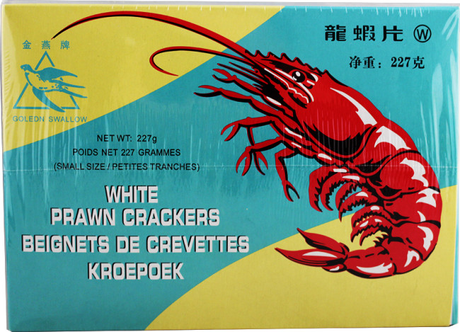 227g Golden Swallow Kroepoek zur Herstellung von Garnelenchips Krabbenchips