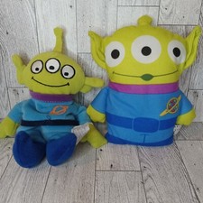 Two Toy Story Aliens Mini Bean Bag 7" Beanie Plush Disney And Nonworking Talking