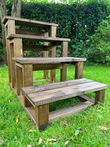 Große 4 Stufen Treppe 75 cm für Pferde Montageblock, Pools, Whirlpools, Trampoline - Bild 3 von 10