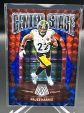 NAJEE HARRIS 2024 Panini Mosaic Center Stage Blue Mosaic Prizm/99!! Steelers!