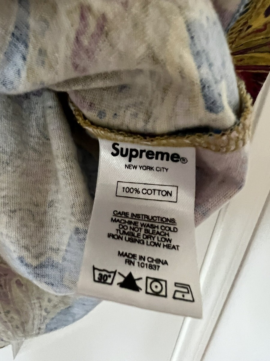 Supreme Paisley Zip Up Polo | eBay