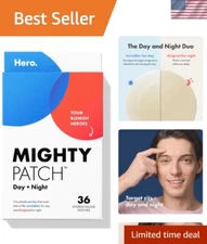 Gentle Hydrocolloid Pimple Patches - 36ct Duo Pack, Derm-Tested and Cruelty-Free