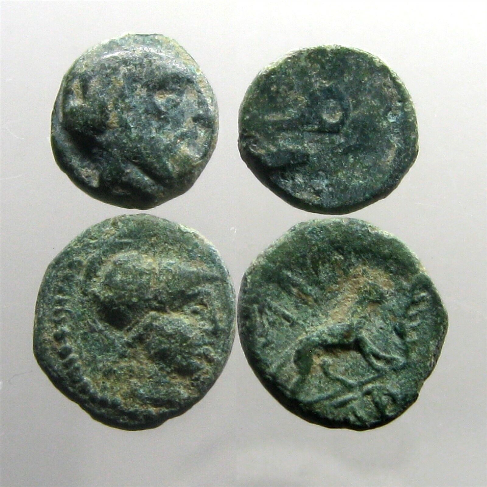 2 UNIDENTIFIED BRONZE UNITS____Ancient Greece____4TH-2ND CENTURY