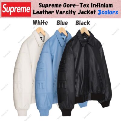 Supreme Gore-Tex Infinium Leather Varsity Jacket FW23 Supreme Gore-Tex Infinium Leather Varsity Jacket FW23