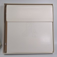 Creative Memories 12x12 Baby Album Coverset White Booties CM-12B Scrapbook NIB