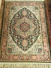 Karastan Original Collection Navy Rug 4’ 3” X 6’ Wool USA Made Price Reduced