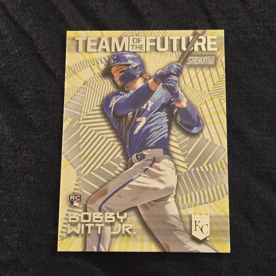 2022 Topps Stadium Club - Team of the Future Bobby Witt Jr. #TOF-7 (RC) Lot Of 3 - Image 2 of 3