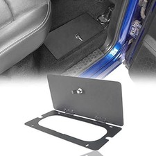  RAM Rear Seat Floor Storage Organizer Tray Lock Vault Box for 09-18 Dodge RAM 