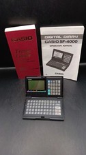      Vintage Casio SF-4000 Digital Diary Tested Working w/ Manual Guide Rare...